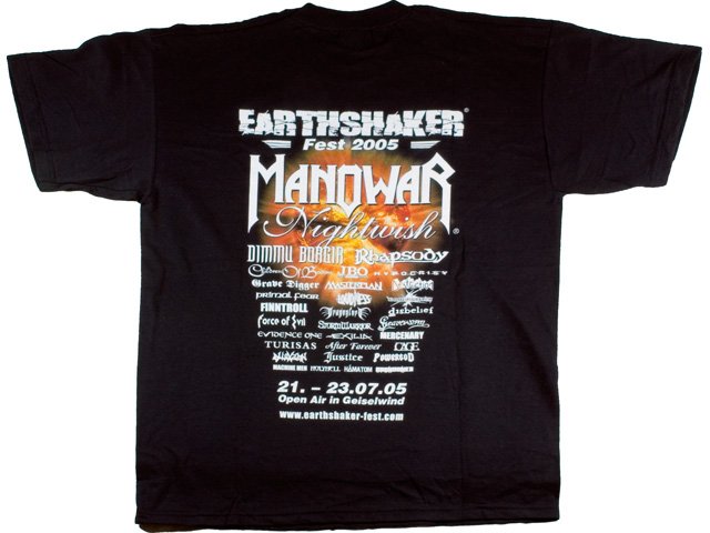 Eathshaker TShirt_Black_back
