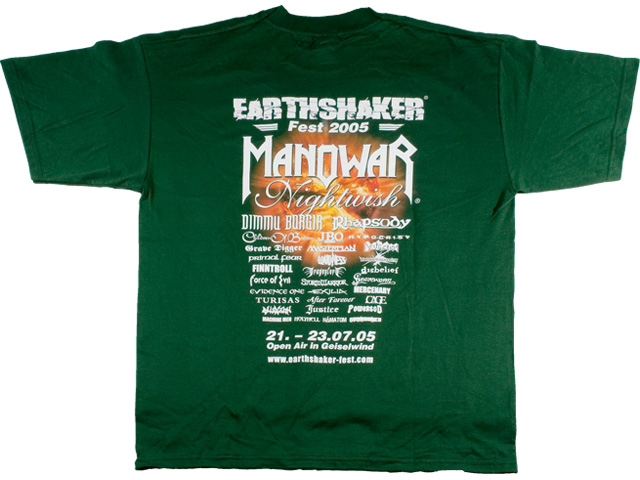 Eathshaker TShirt_Green_back