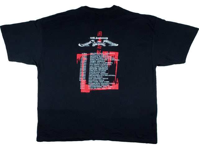 Loudness Tshirt_USTour2011_back